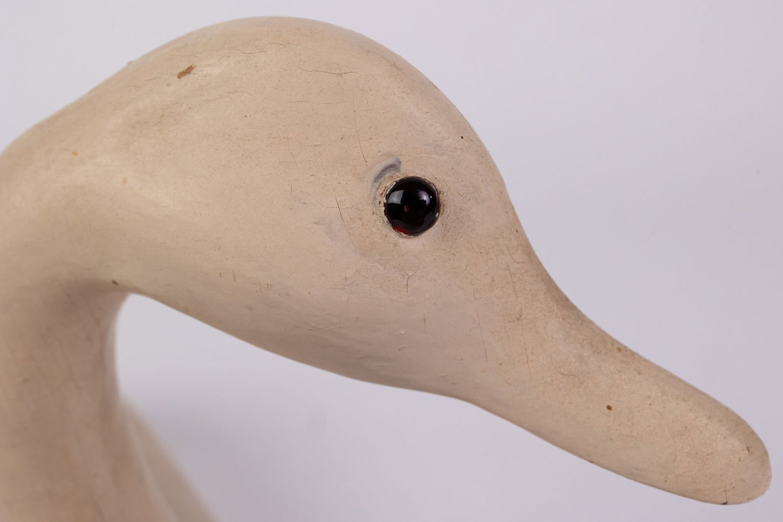 Vintage Carved Wooden Duck Decoy - 3