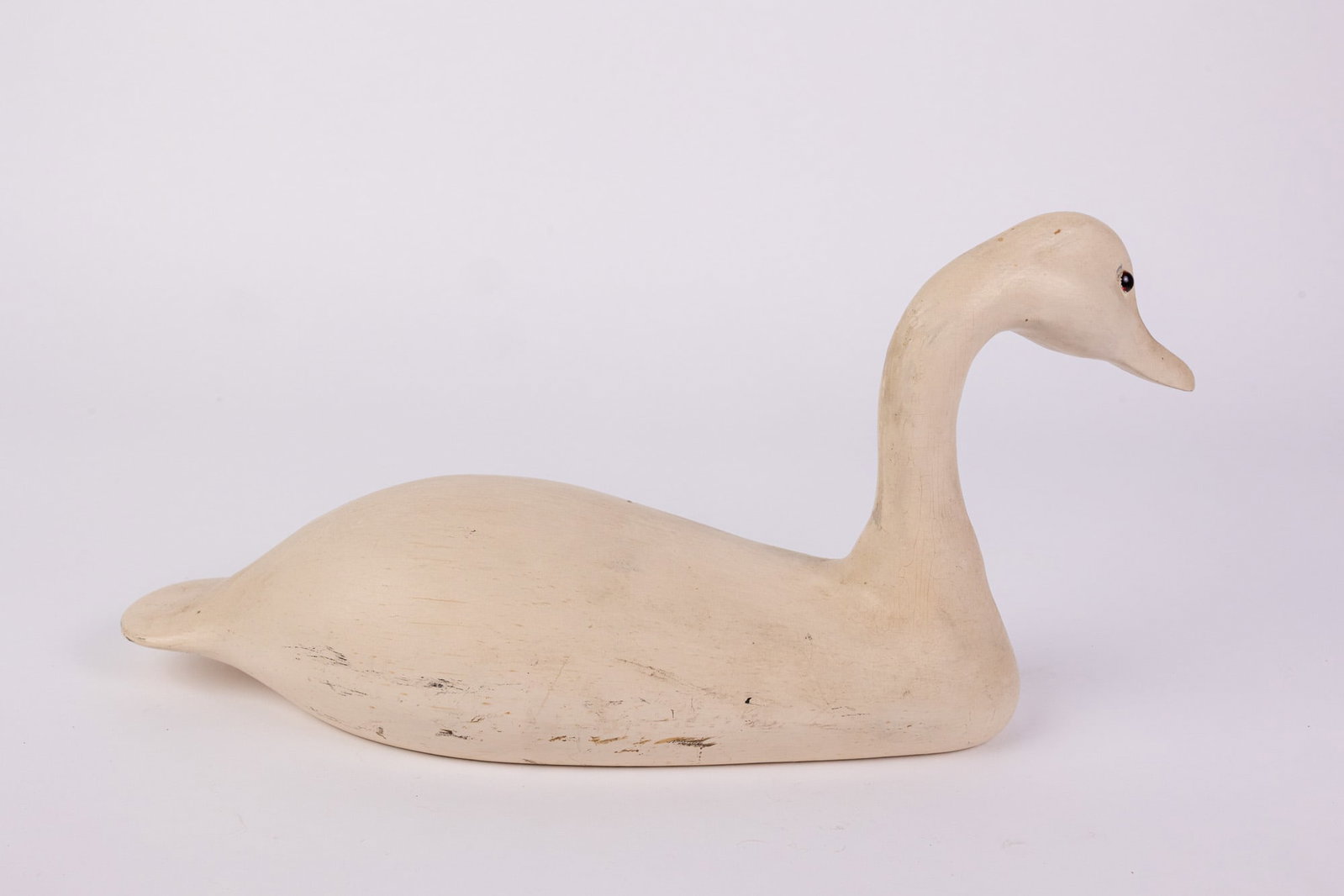 Vintage Carved Wooden Duck Decoy - 4