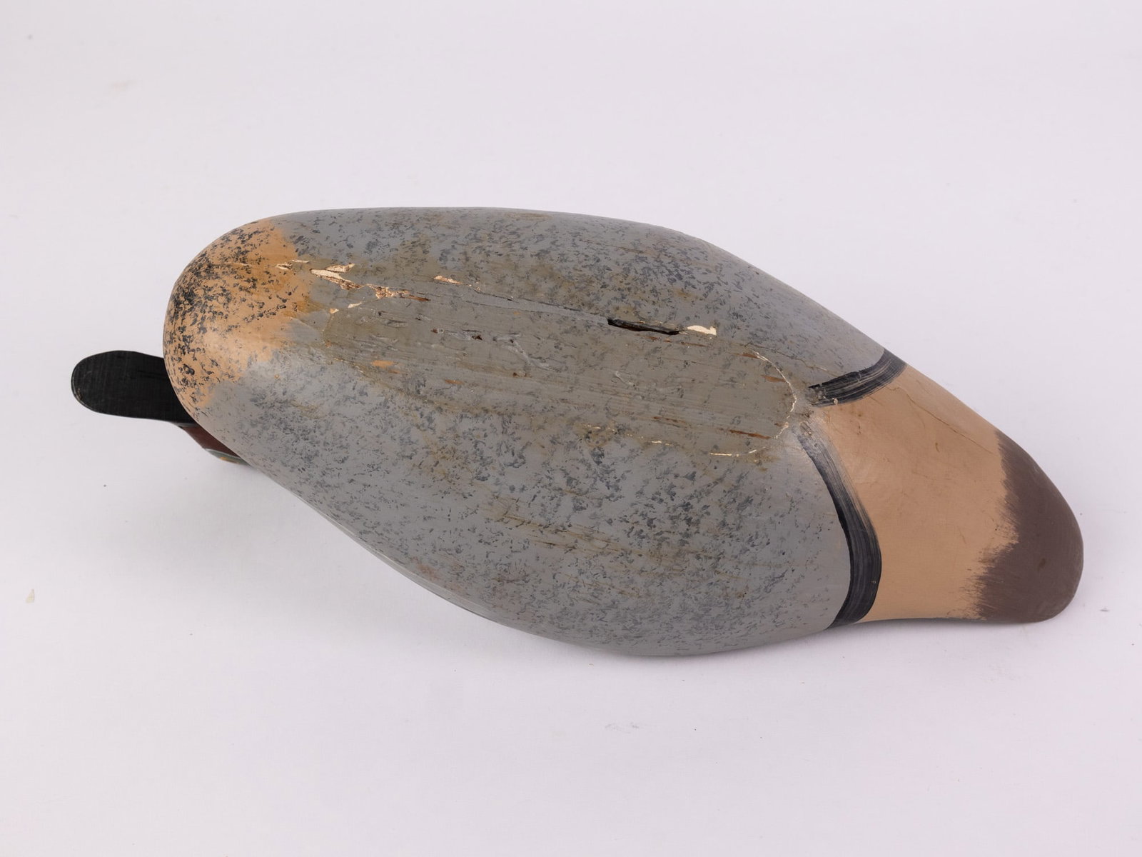 Vintage Green-Winged Teal Drake Duck Decoy - 7