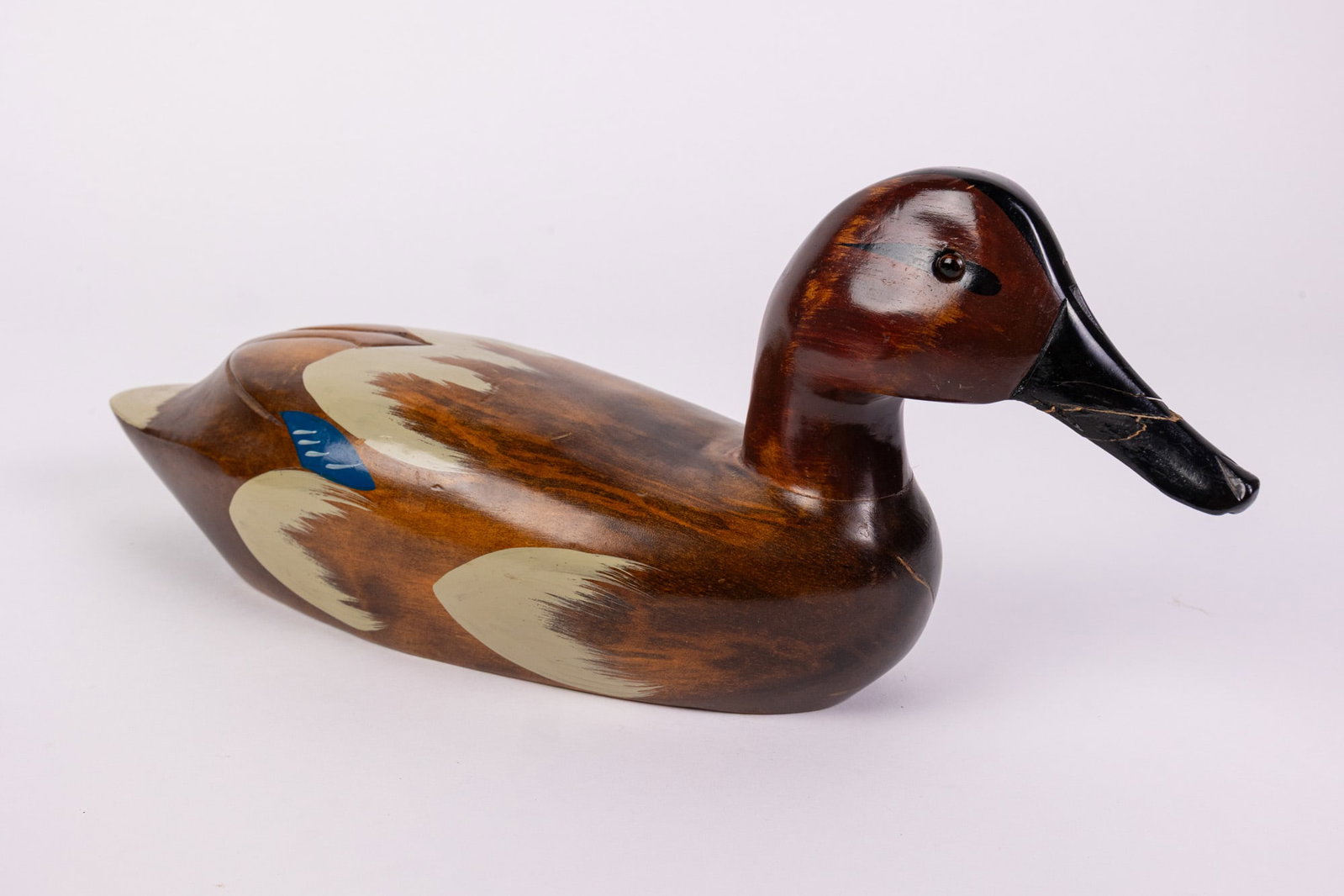 Vintage Hand Carved & Painted Duck Decoy (1 of 9)