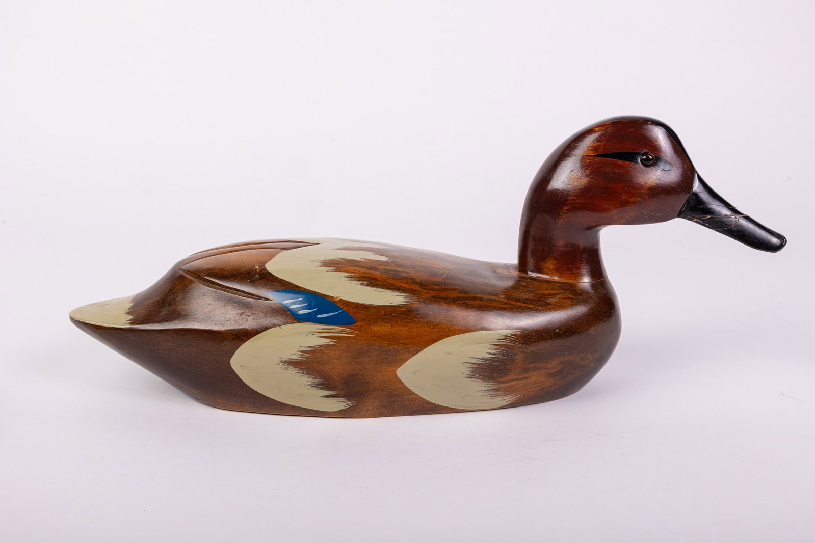 Vintage Hand Carved & Painted Duck Decoy - 4