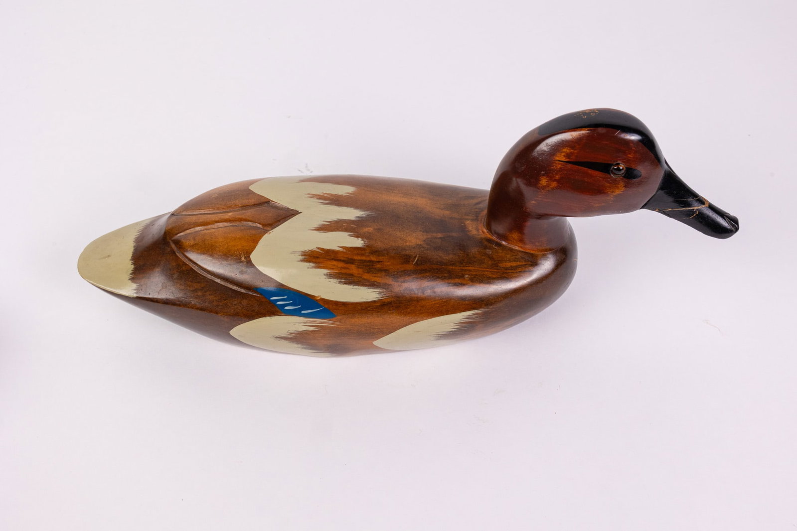 Vintage Hand Carved & Painted Duck Decoy - 5
