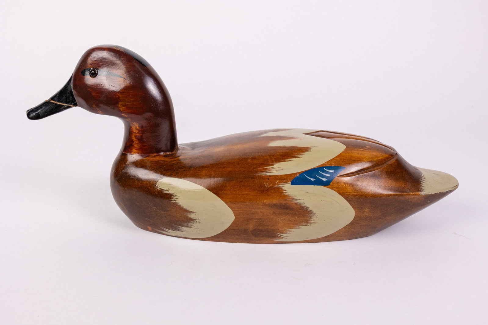 Vintage Hand Carved & Painted Duck Decoy - 6