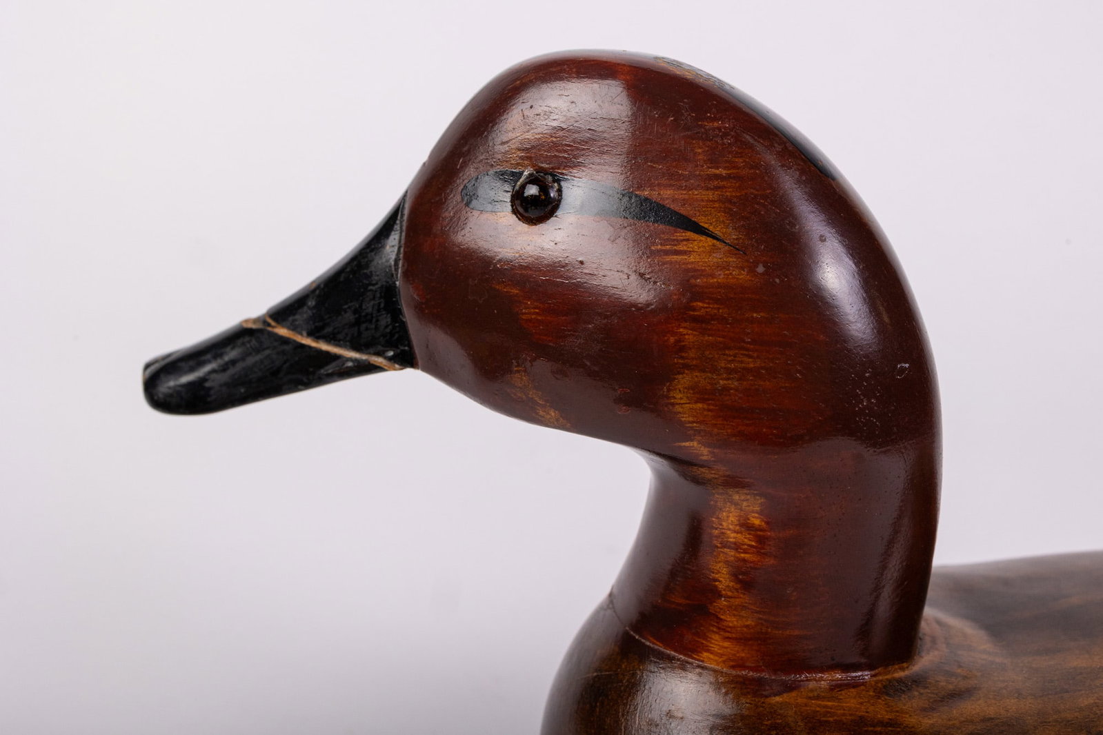 Vintage Hand Carved & Painted Duck Decoy - 7