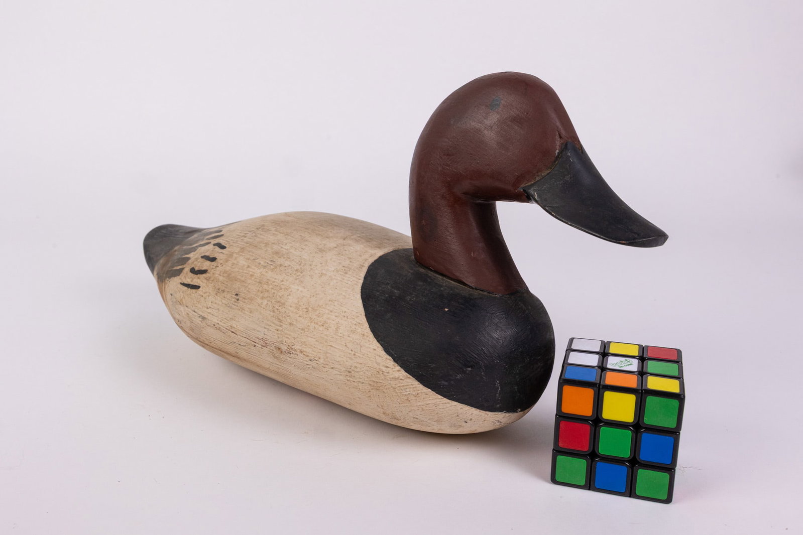 Vintage Canvasback Drake Duck Decoy - 2