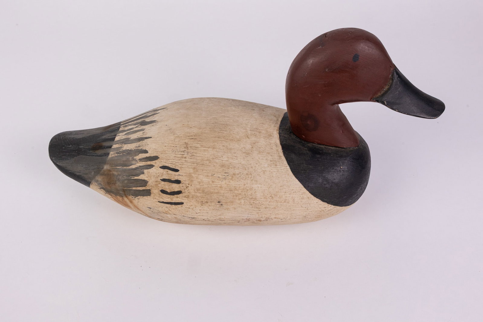Vintage Canvasback Drake Duck Decoy - 4