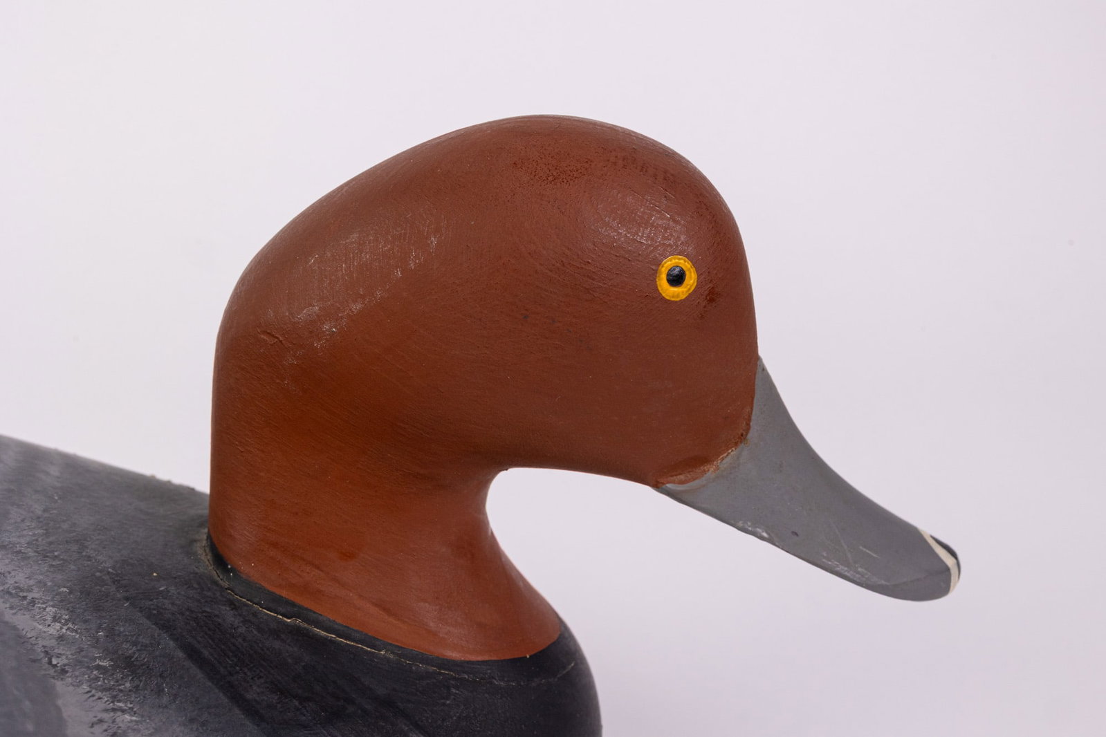 Captain Harry R. Jobes (1936-2019) | Redhead Drake Duck Decoy - 6