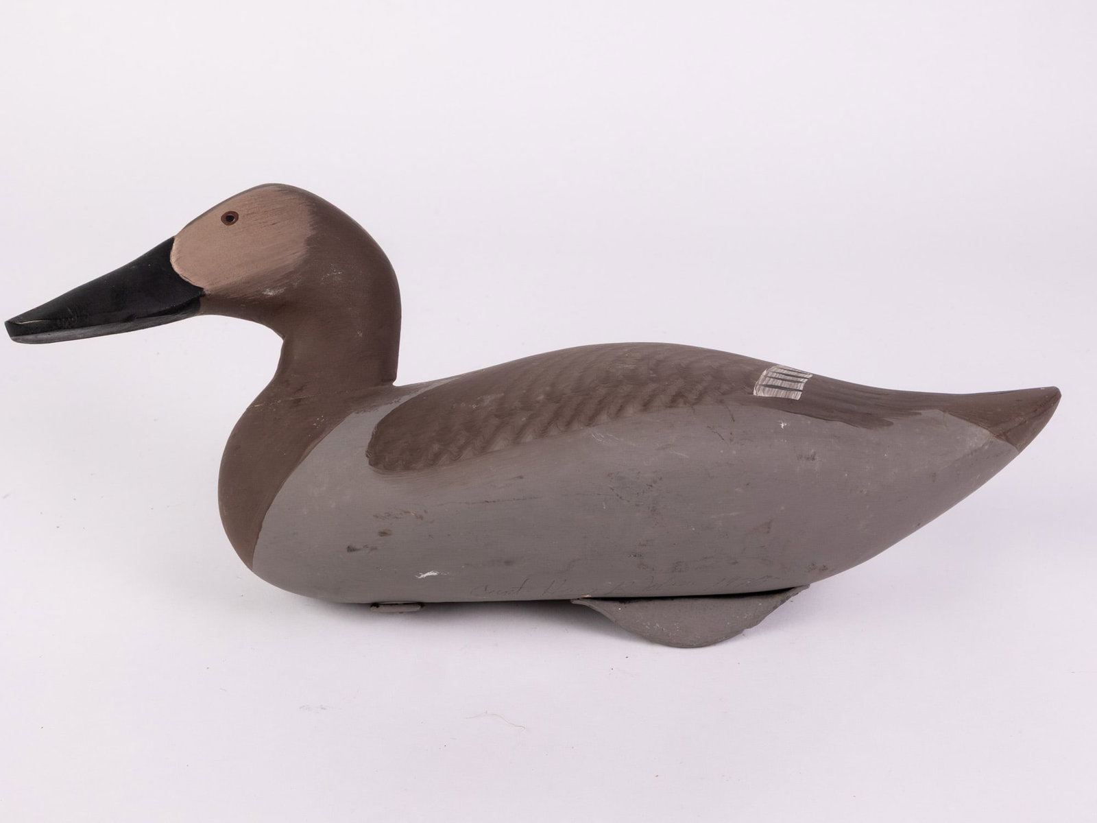 Captain Harry R. Jobes (1936-2019) | Canvasback Hen Duck Decoy - 5