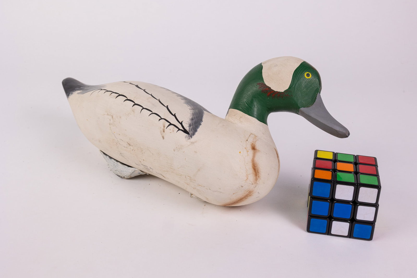 Captain Harry R. Jobes (1936-2019) | Bufflehead Drake Duck Decoy - 2