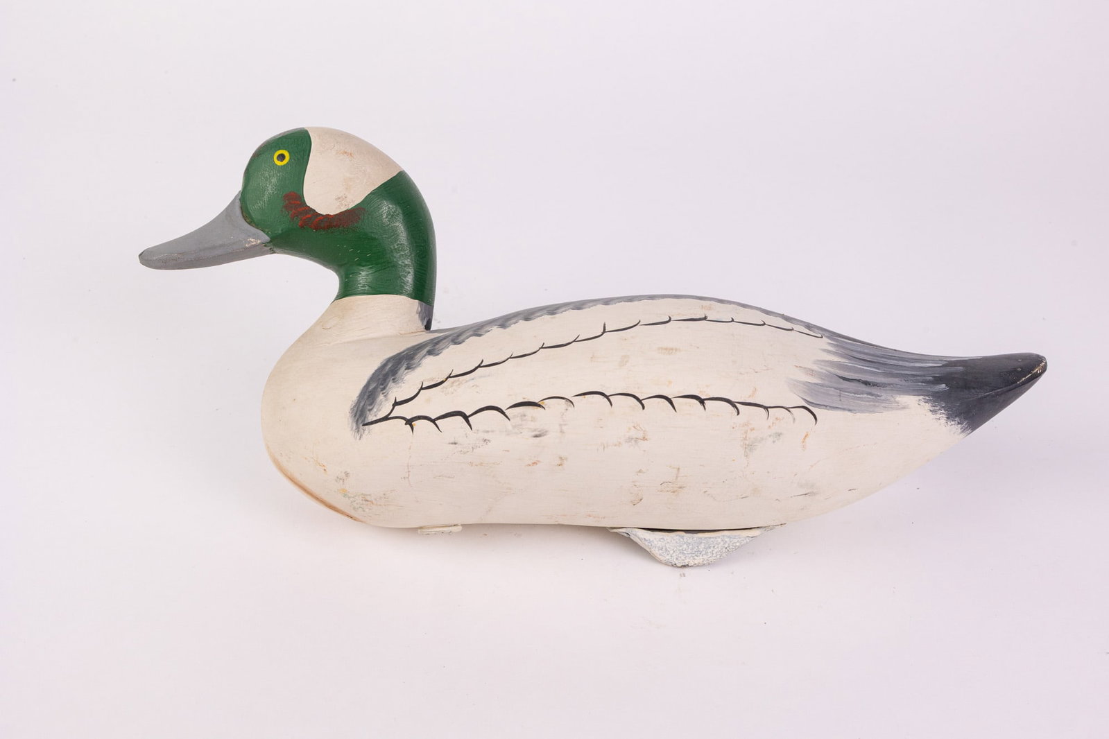 Captain Harry R. Jobes (1936-2019) | Bufflehead Drake Duck Decoy - 5