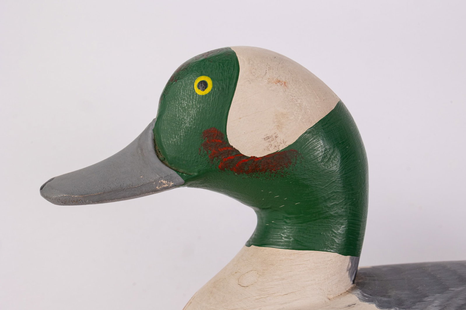 Captain Harry R. Jobes (1936-2019) | Bufflehead Drake Duck Decoy - 6