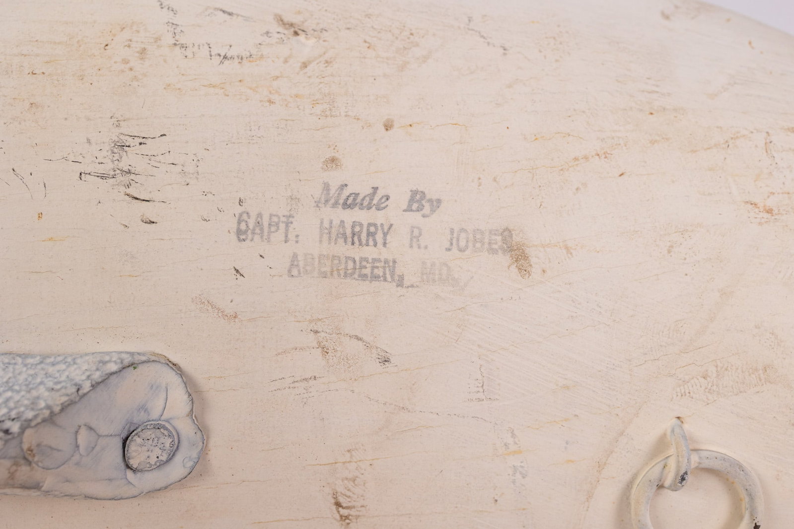 Captain Harry R. Jobes (1936-2019) | Bufflehead Drake Duck Decoy - 7