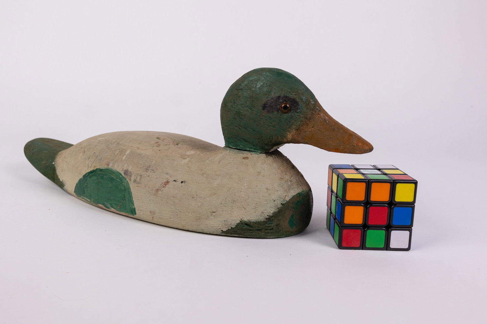 Vintage Wood Mallard Duck Decoy - 2