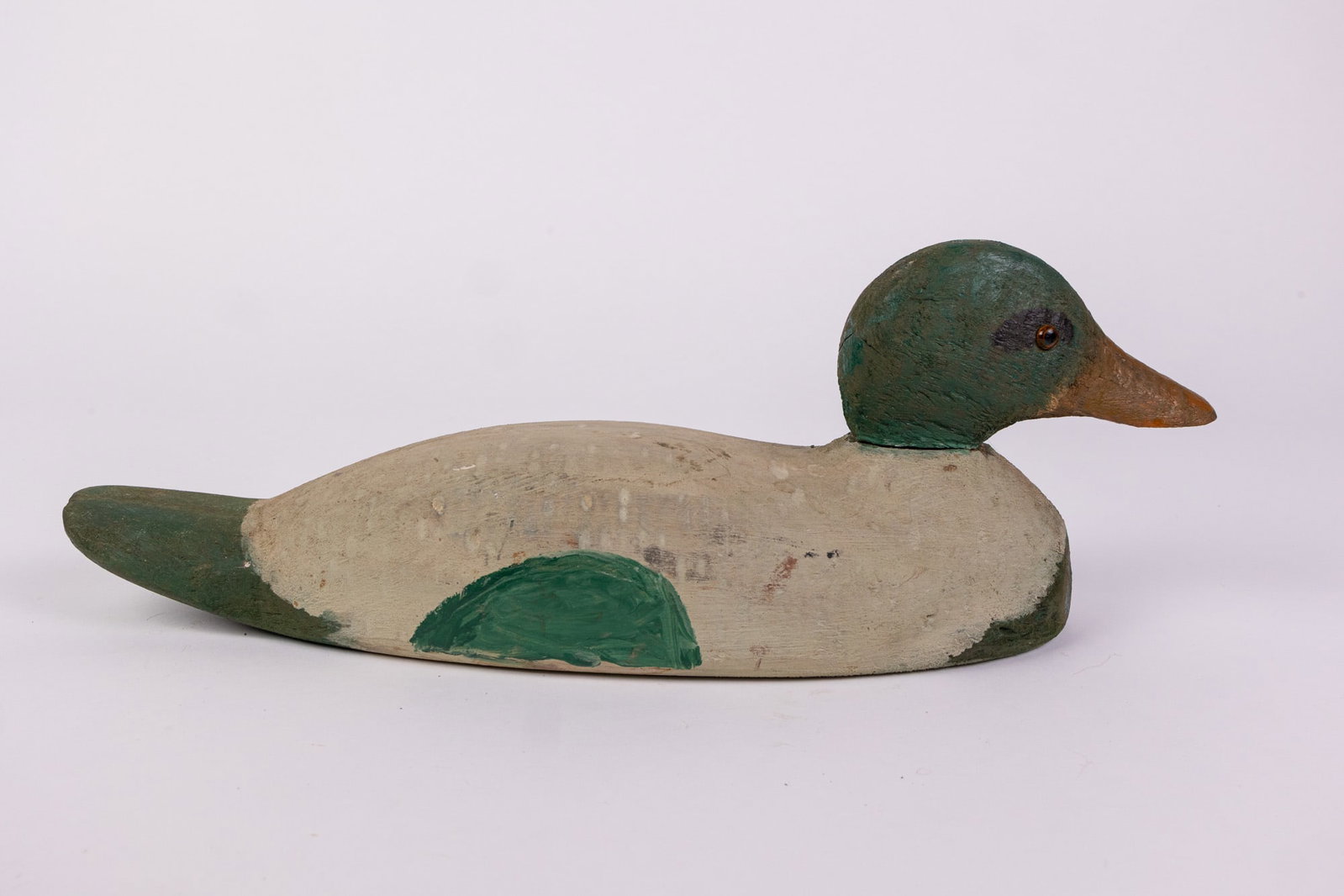 Vintage Wood Mallard Duck Decoy - 3