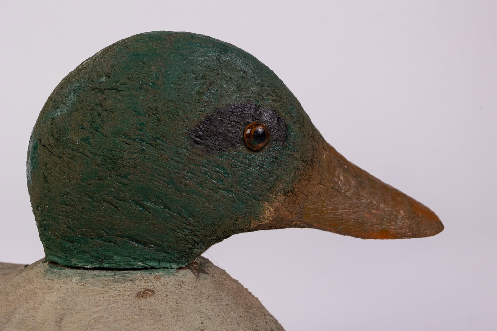 Vintage Wood Mallard Duck Decoy - 5