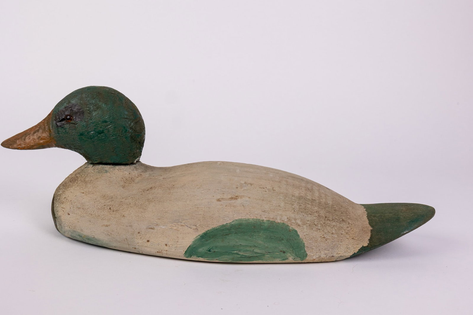 Vintage Wood Mallard Duck Decoy - 6