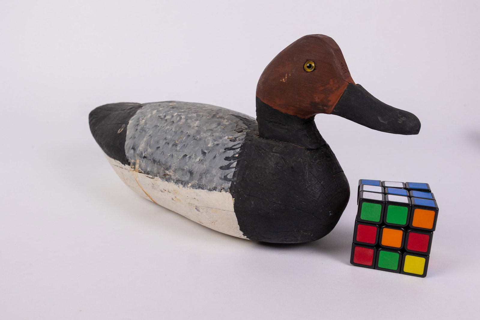 Vintage Canvasback Drake Duck Decoy - 2