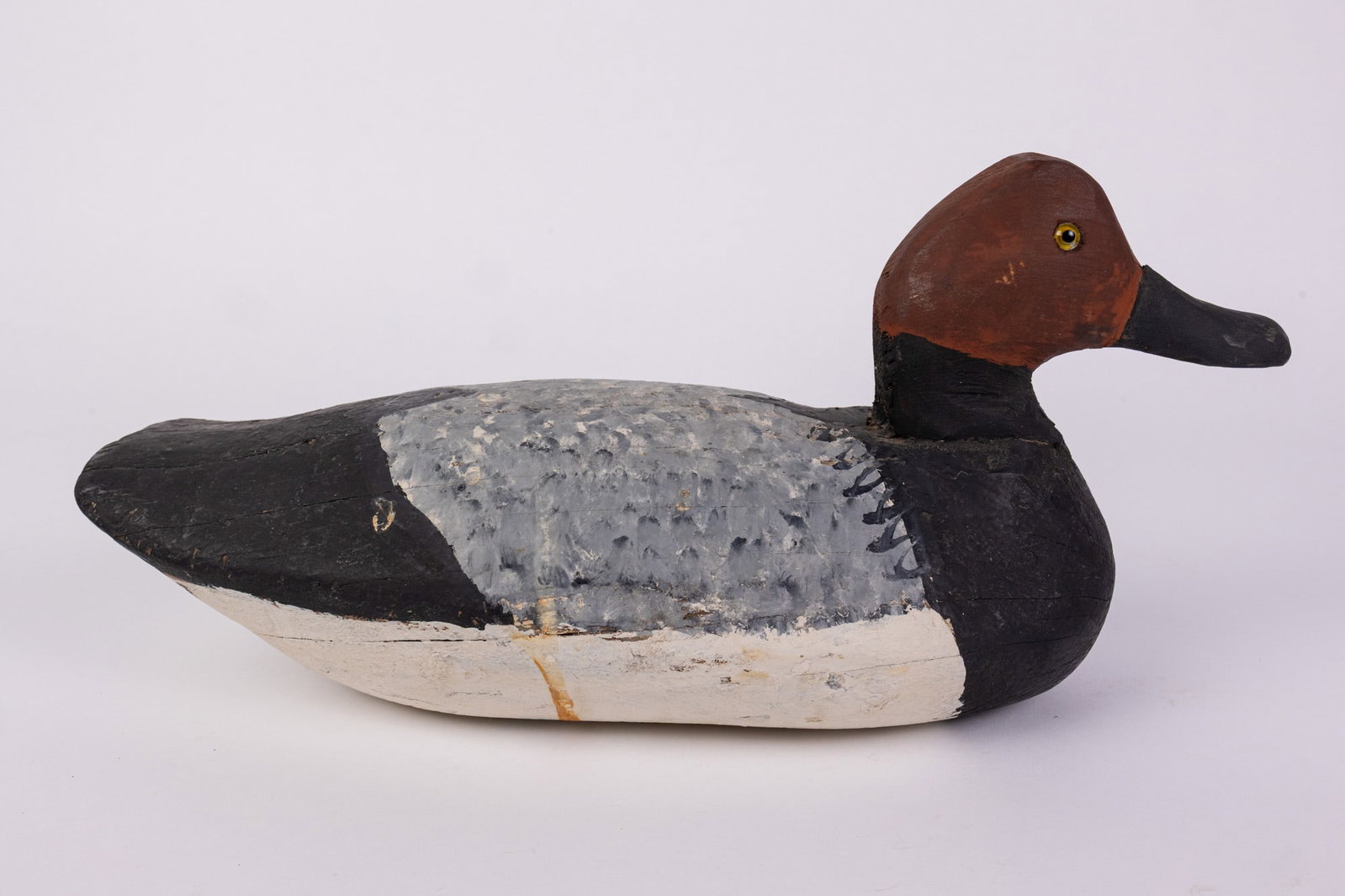 Vintage Canvasback Drake Duck Decoy - 3