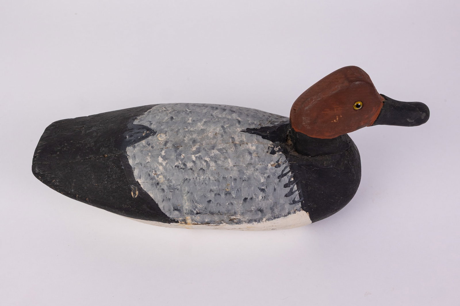Vintage Canvasback Drake Duck Decoy - 4