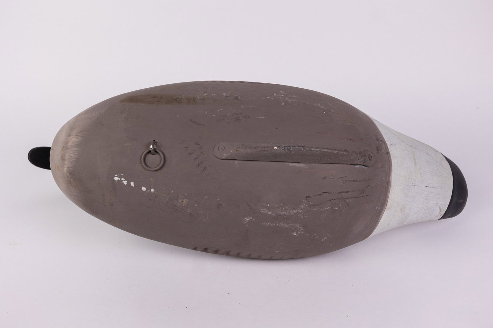 LARGE Vintage Solid Wood Canada Goose Decoy - 6