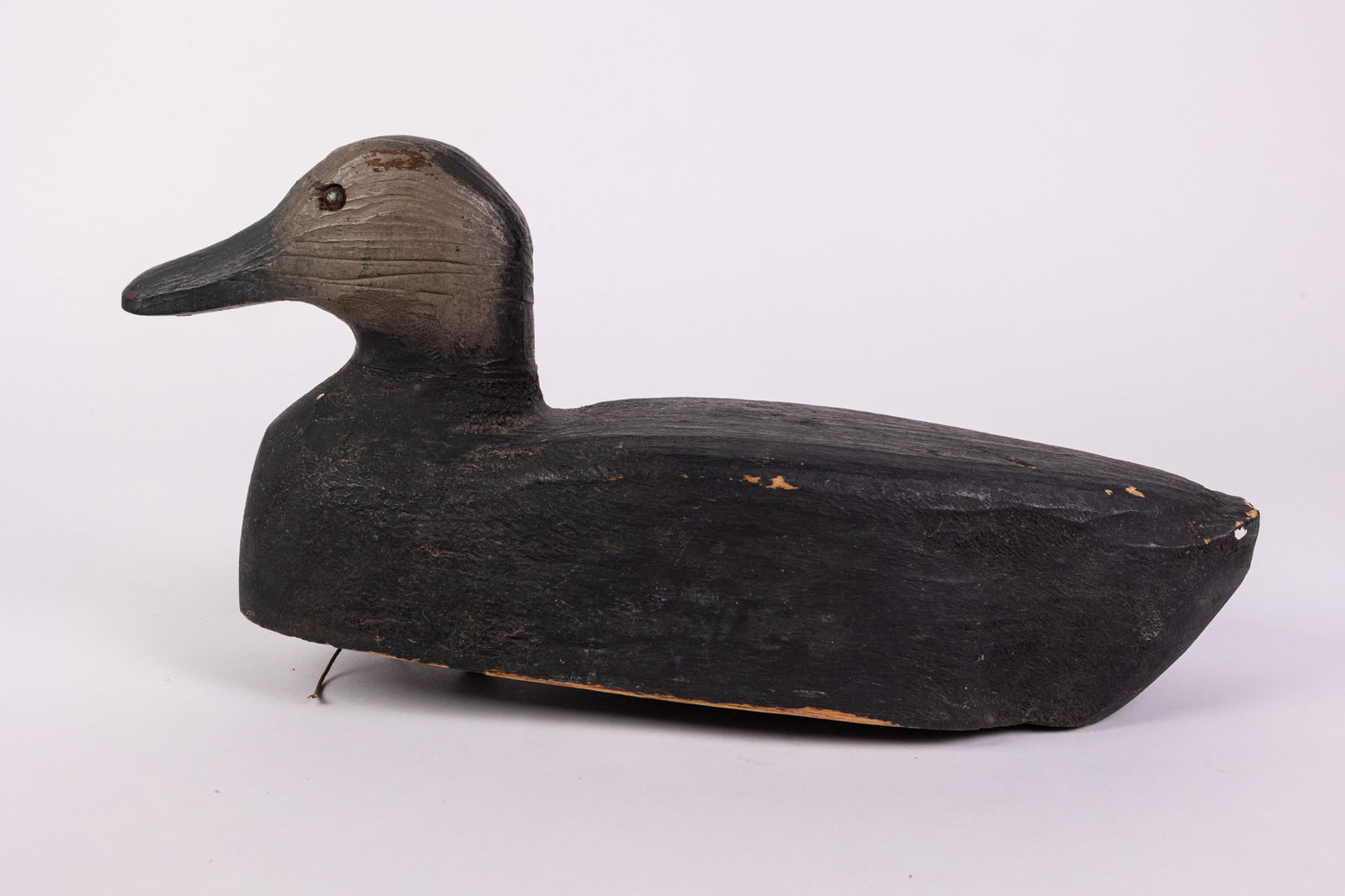 Vintage Black Duck Hen Decoy - 5