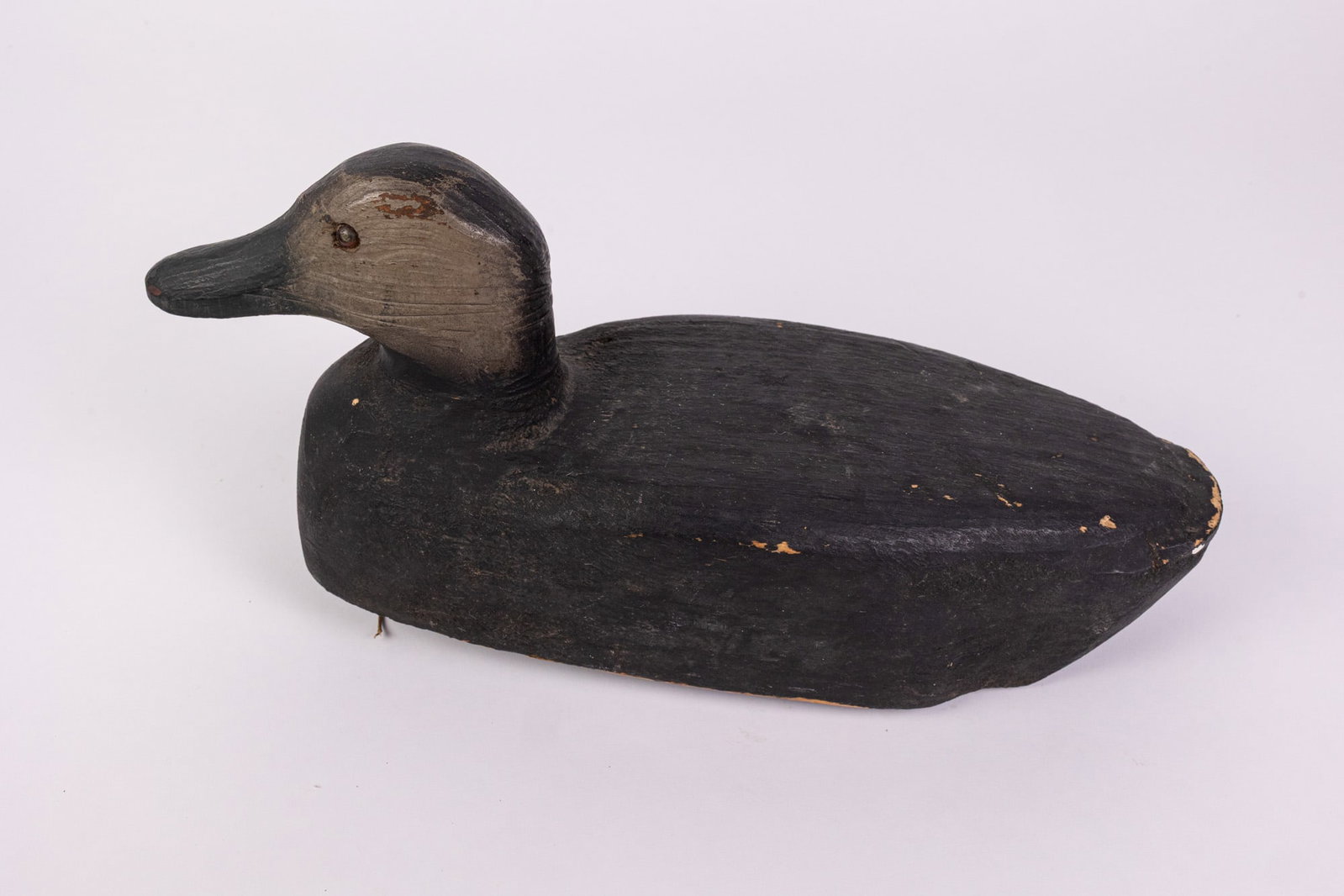 Vintage Black Duck Hen Decoy - 6