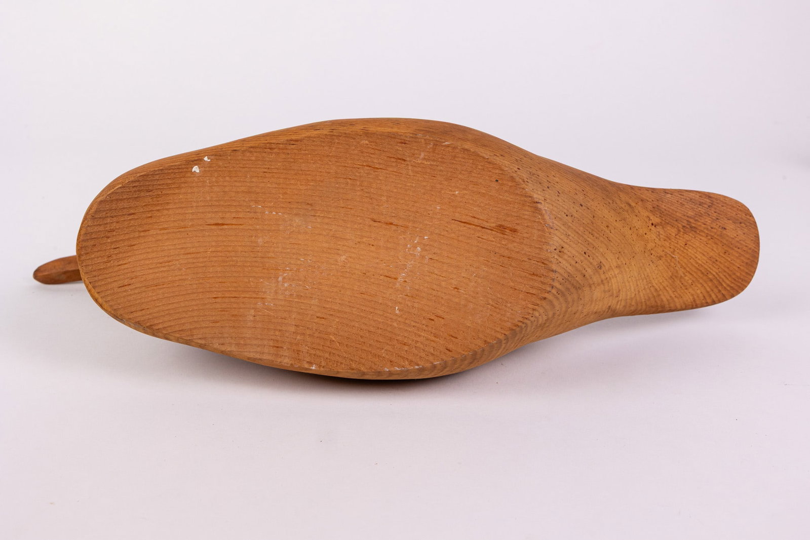 Vintage Hand Carved Duck Decoy w/ Natural Wood Grain - 6