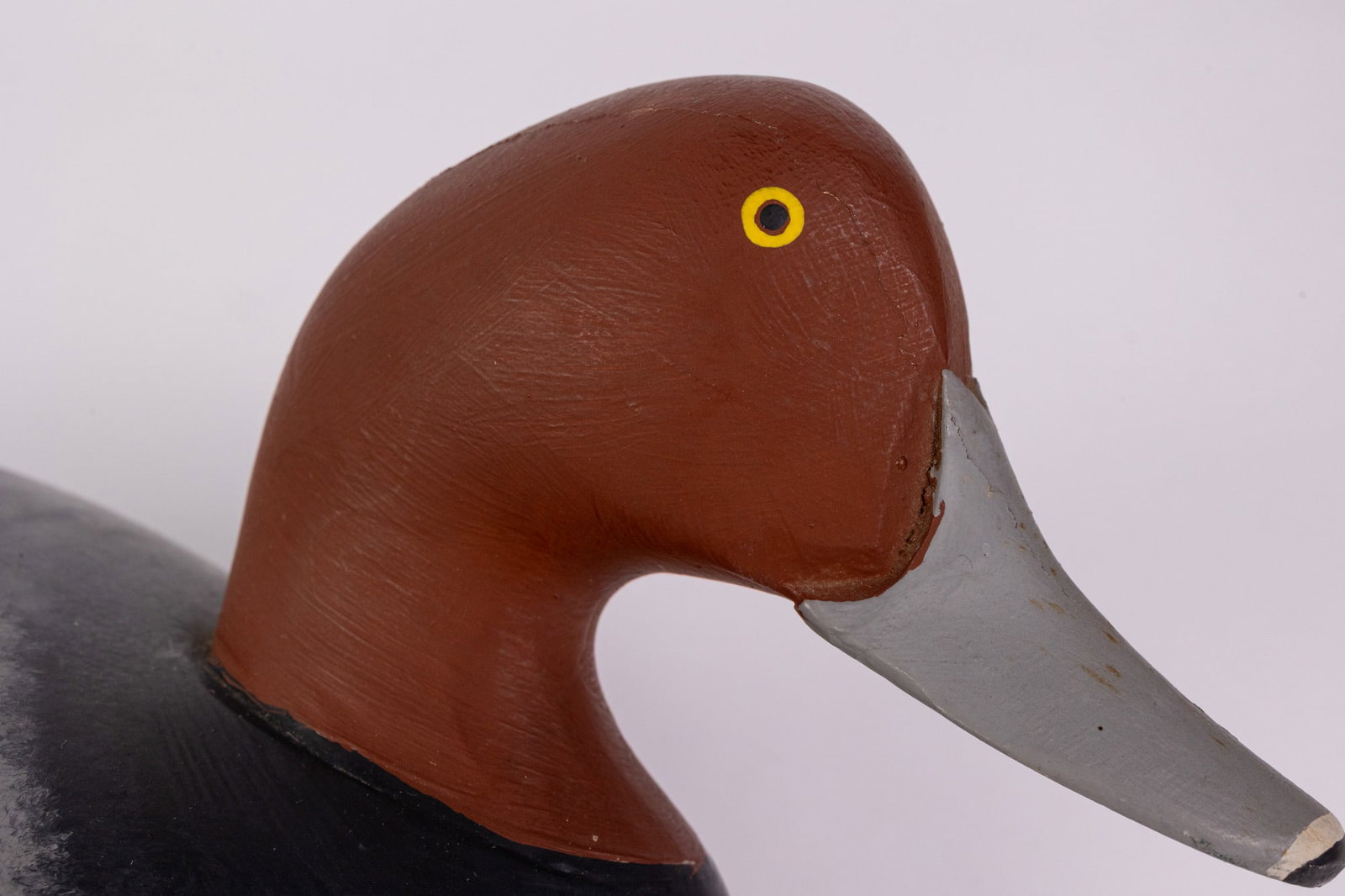 Vintage Redhead Drake Duck Decoy - 3