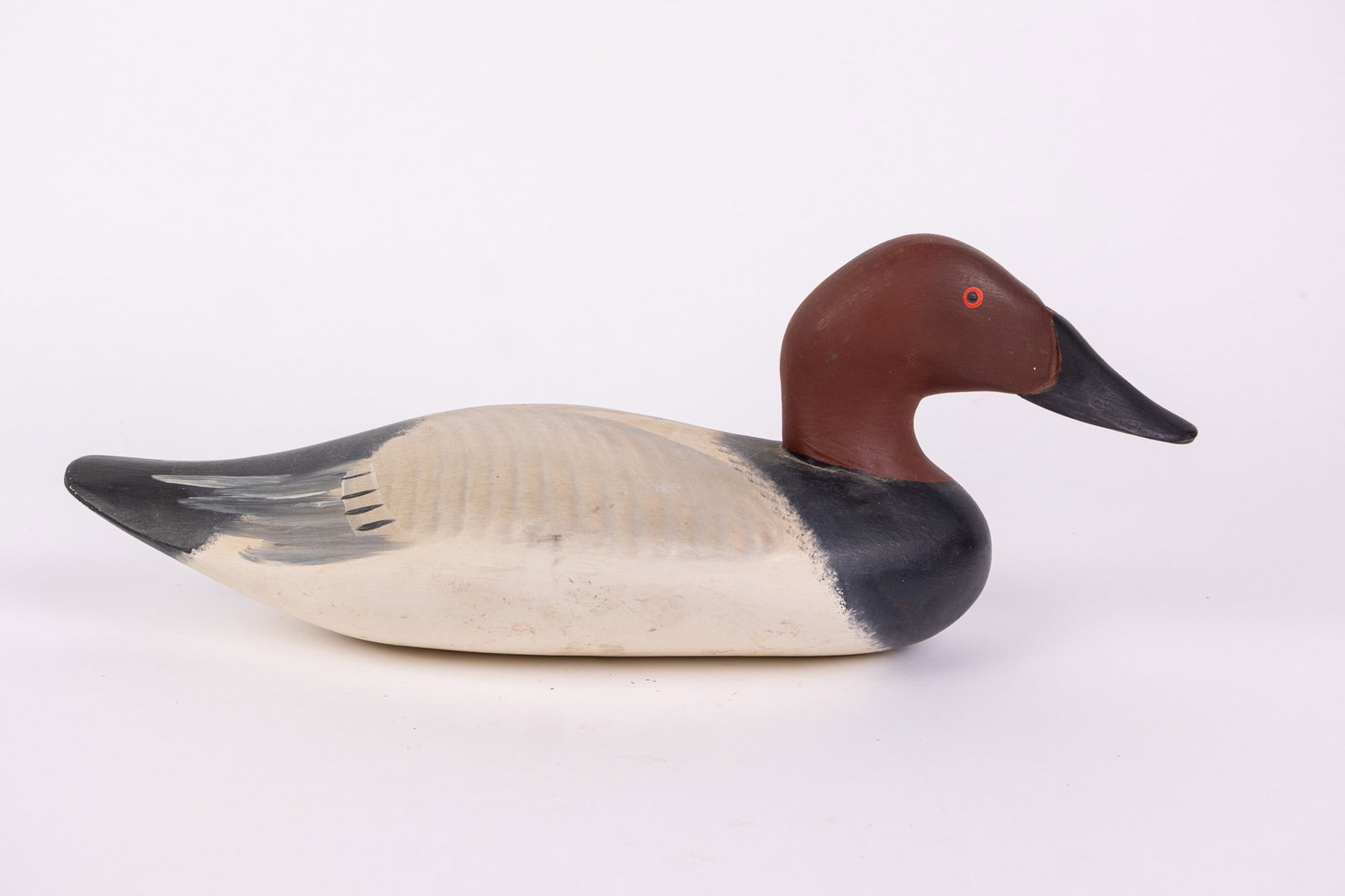 Vintage Canvasback Drake Duck Decoy - 3