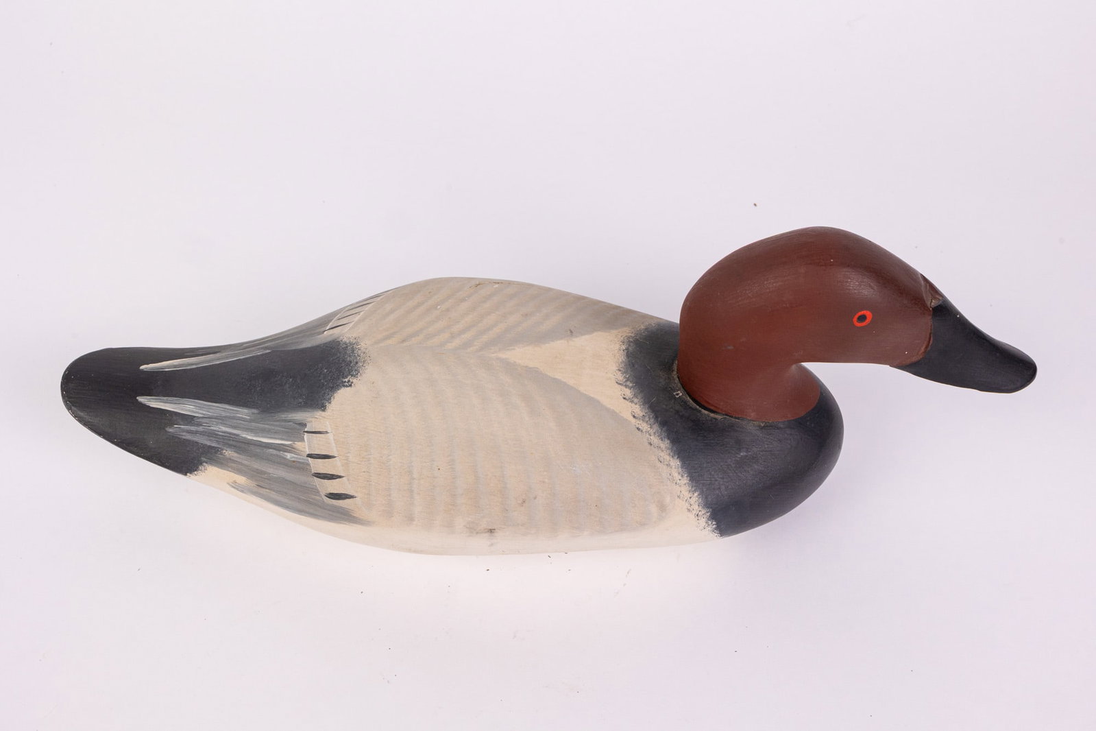 Vintage Canvasback Drake Duck Decoy - 4