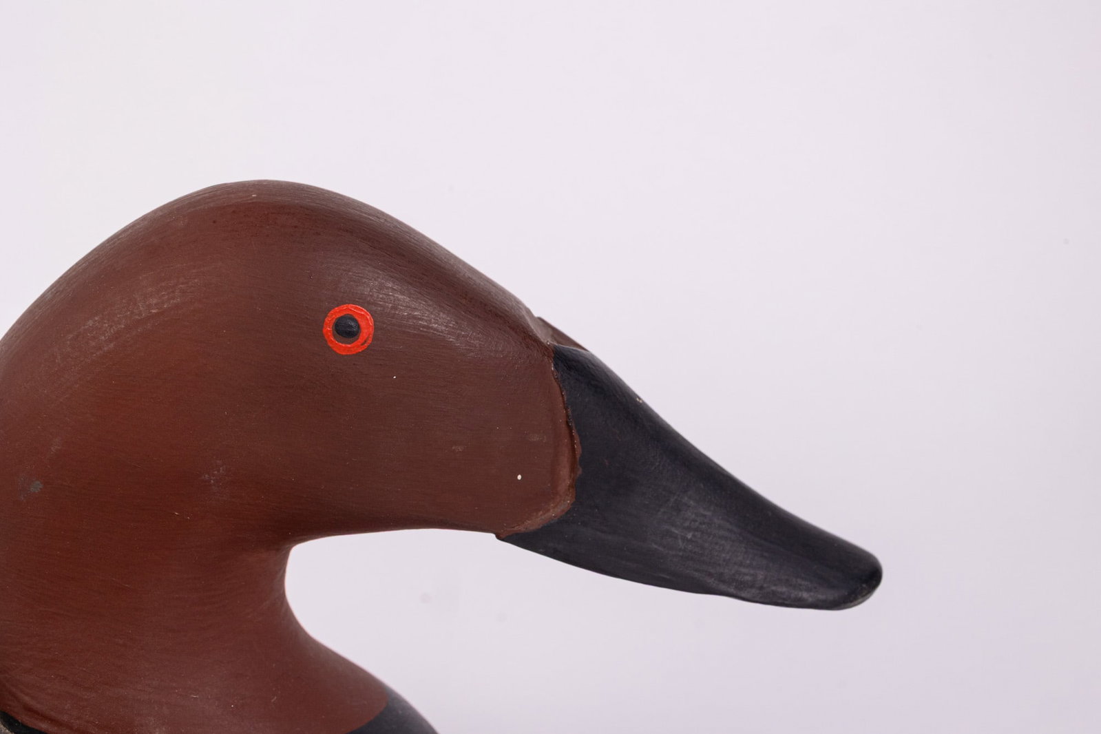 Vintage Canvasback Drake Duck Decoy - 5