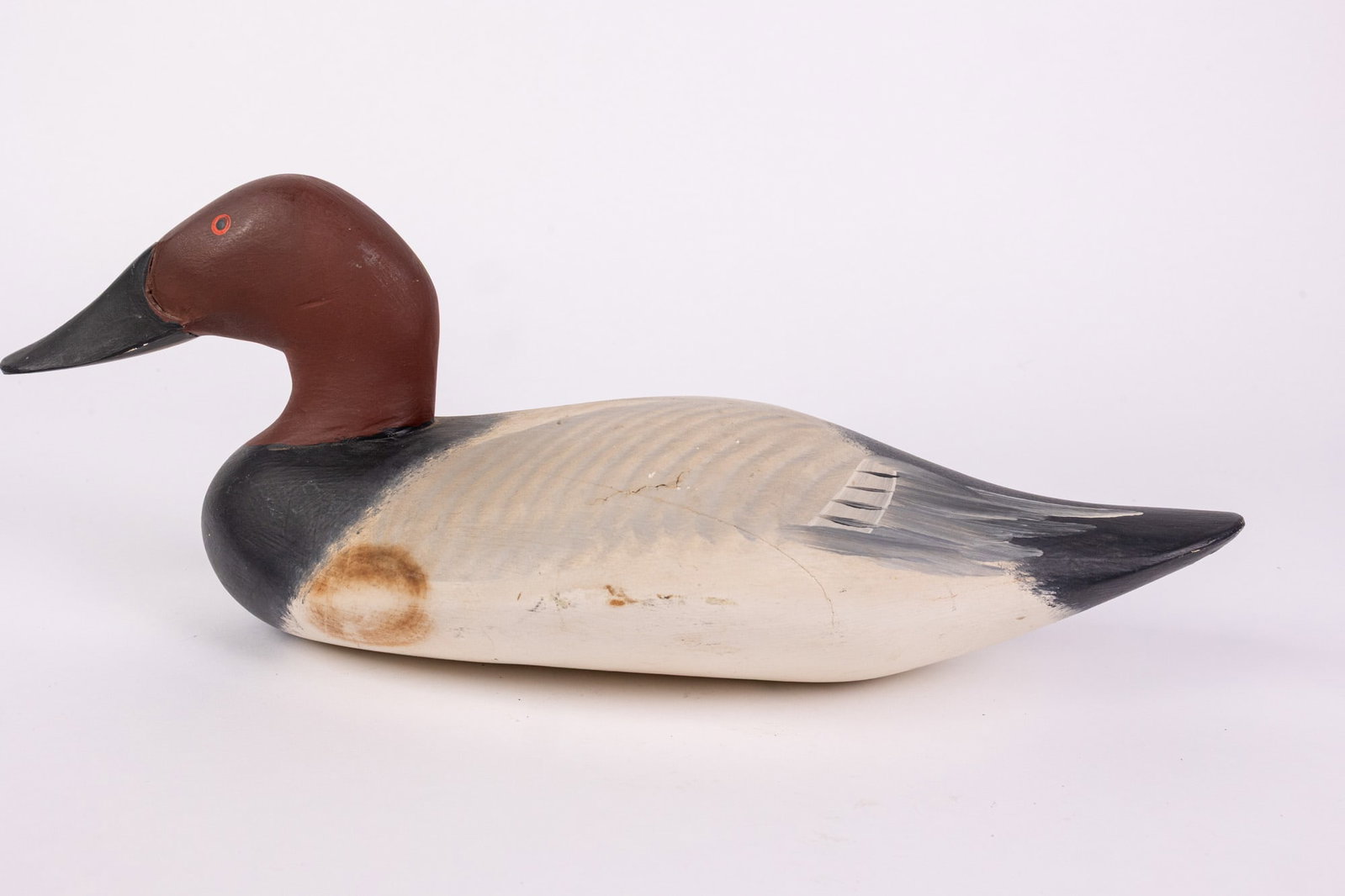 Vintage Canvasback Drake Duck Decoy - 6