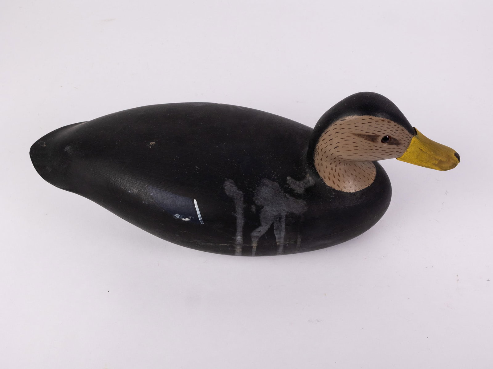 Vintage New Jersey Style Black Duck Decoy - 5