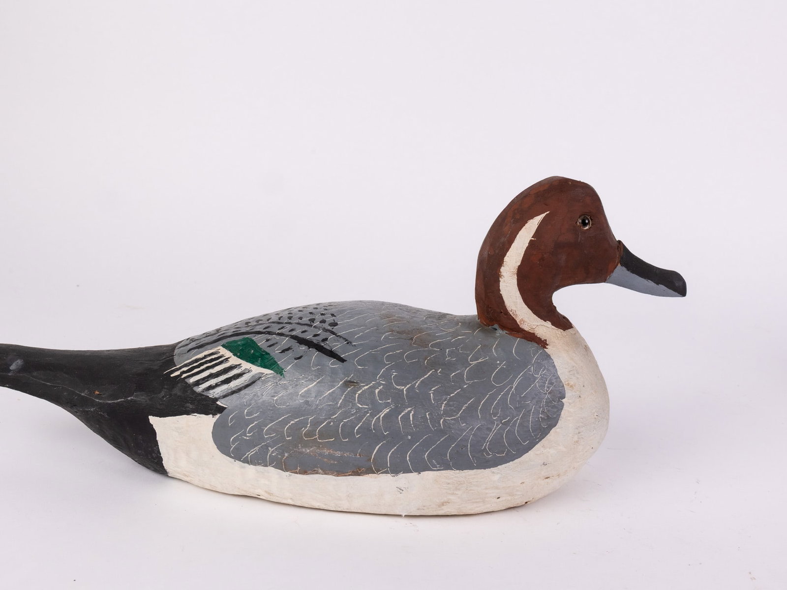 Vintage Pintail Drake Duck Decoy - 3