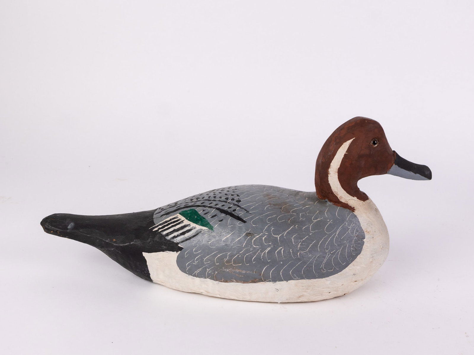 Vintage Pintail Drake Duck Decoy - 4