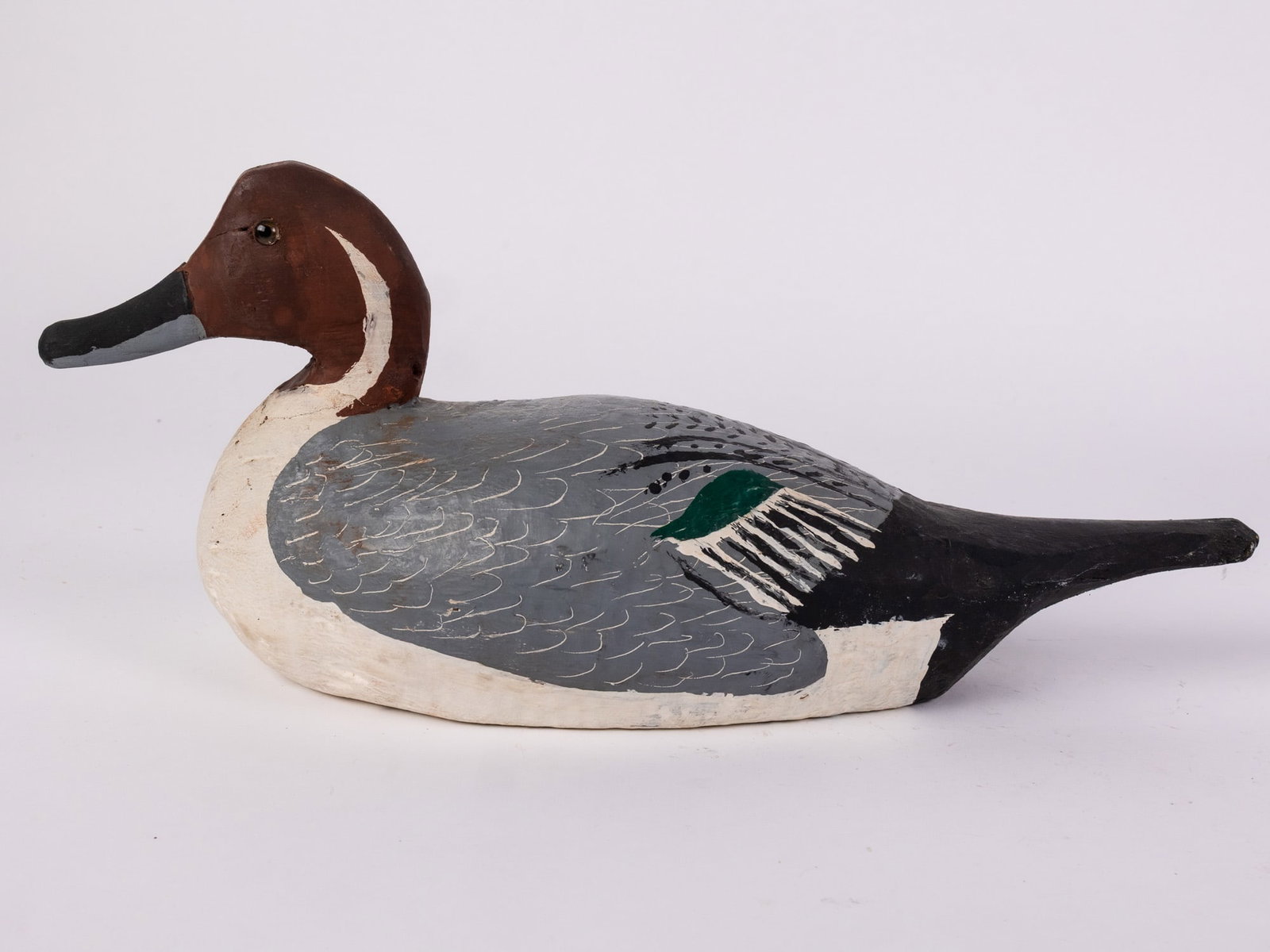 Vintage Pintail Drake Duck Decoy - 7