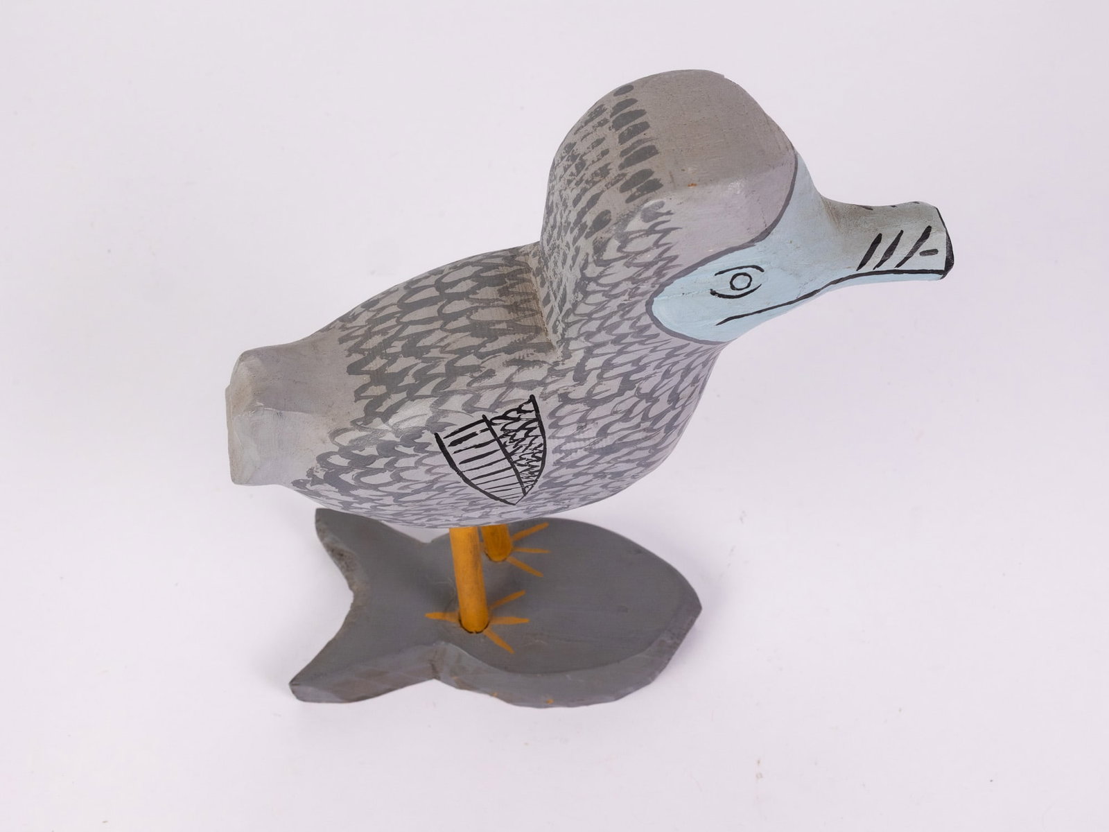 c. 1972 Bill Birch [Chincoteague Island, VA] Dodo Bird Decoy - 4