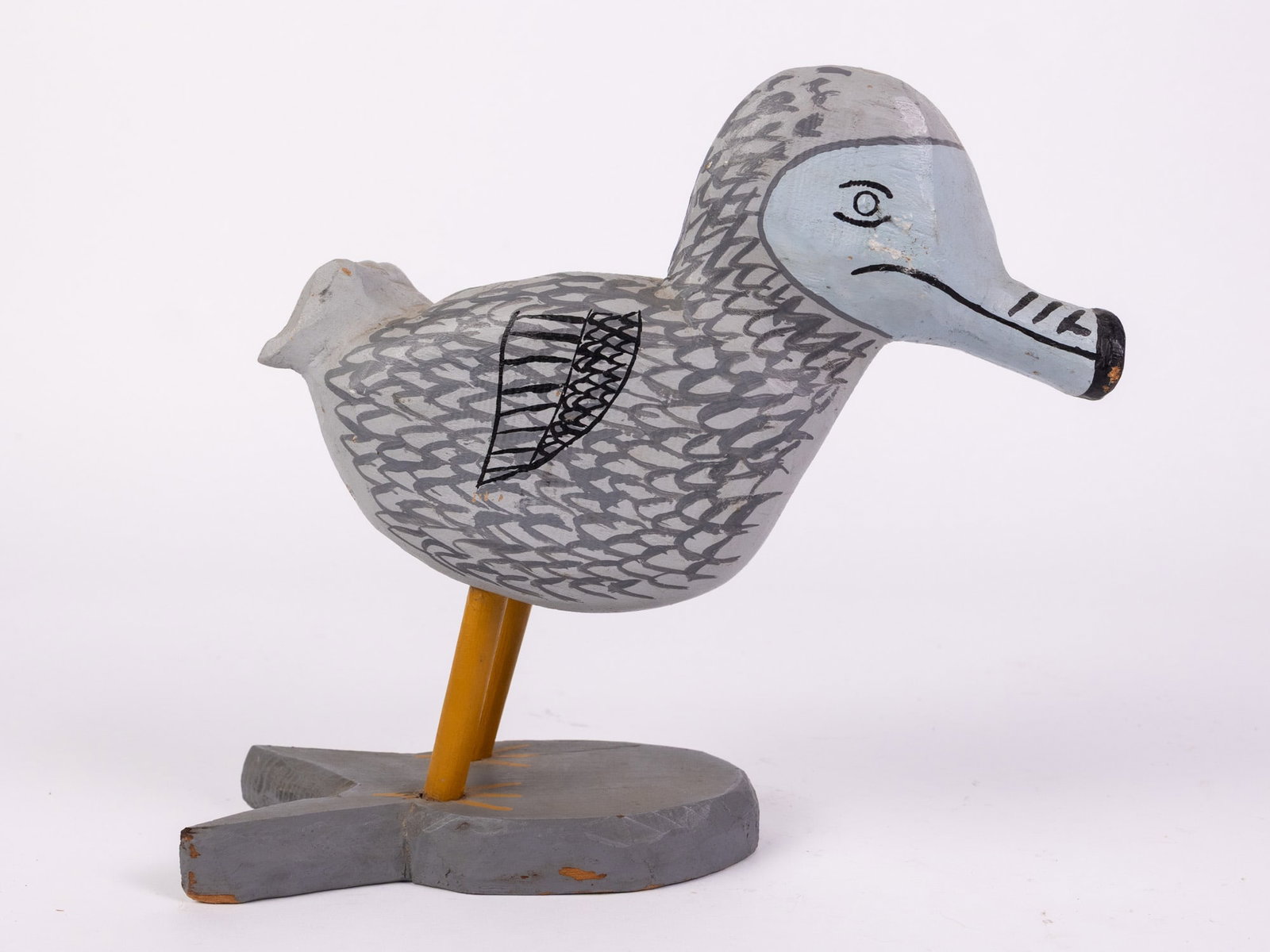 c. 1972 Bill Birch [Chincoteague Island, VA] Dodo Bird Decoy - 3