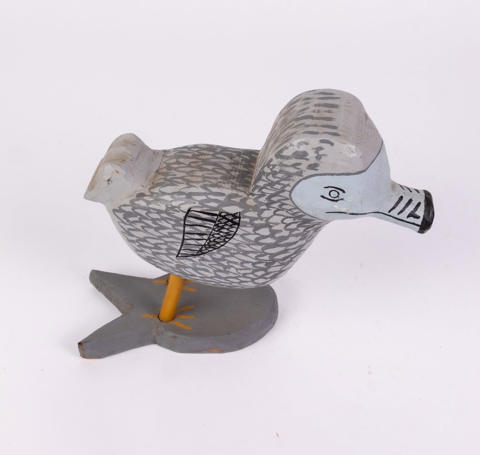 c. 1972 Bill Birch [Chincoteague Island, VA] Dodo Bird Decoy - 4