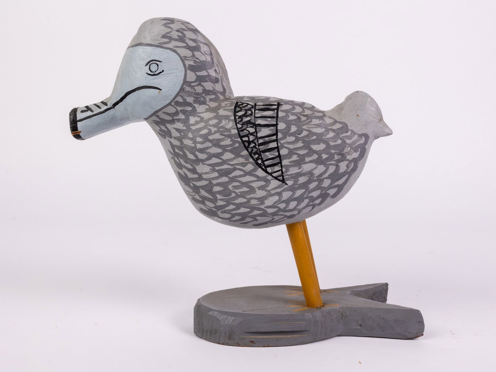 c. 1972 Bill Birch [Chincoteague Island, VA] Dodo Bird Decoy - 5