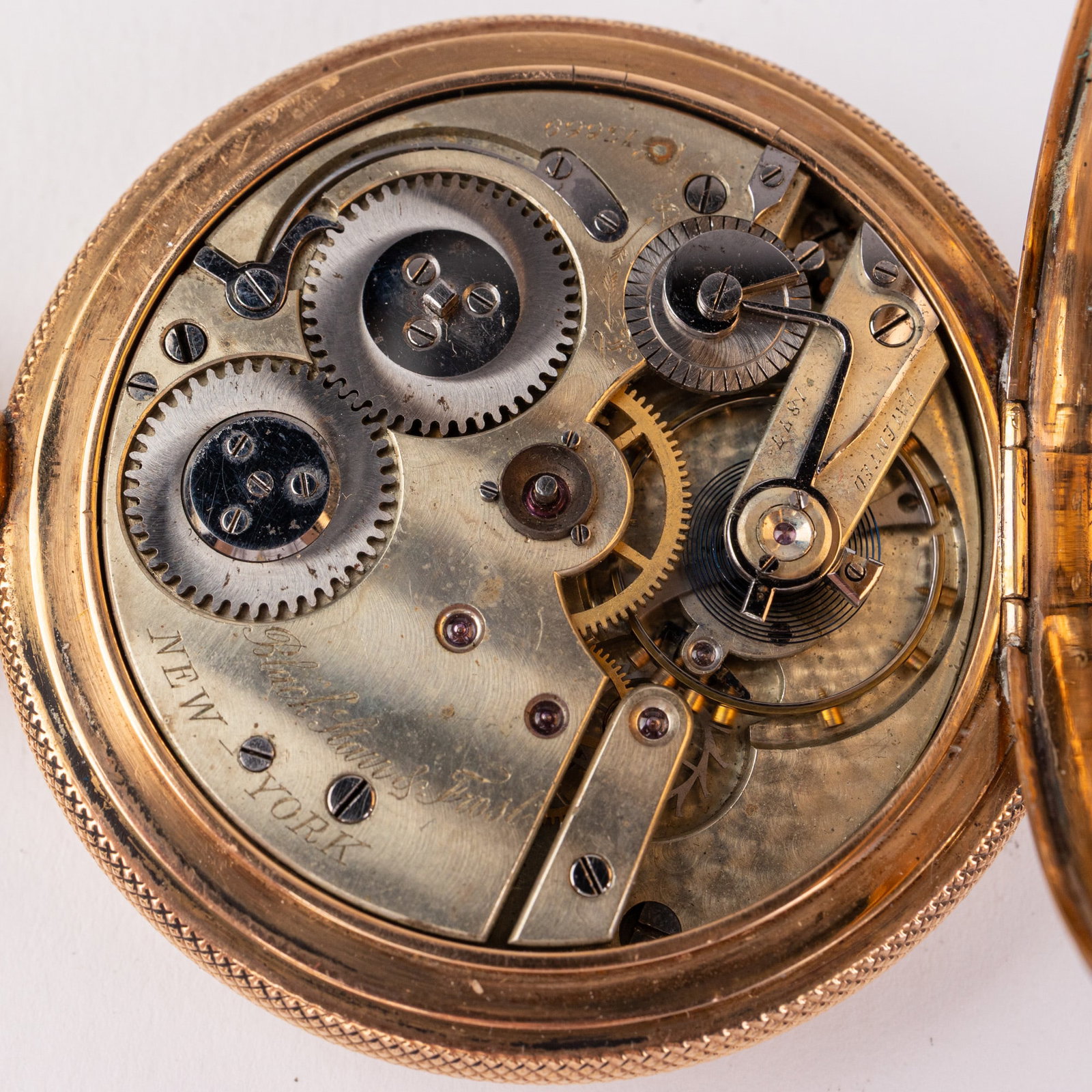 19th c. 18K Gold Black Starr & Frost Pocket Watch - 15