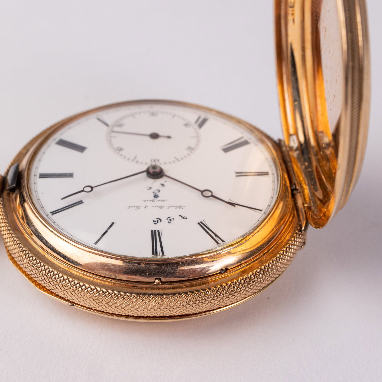 19th c. 18K Gold Black Starr & Frost Pocket Watch - 6