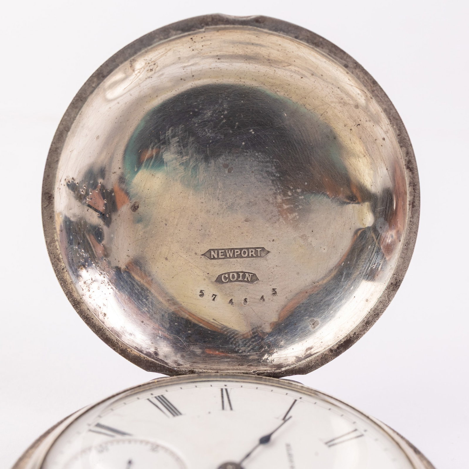 c. 1884 Coin Silver Elgin Pocket Watch - 3