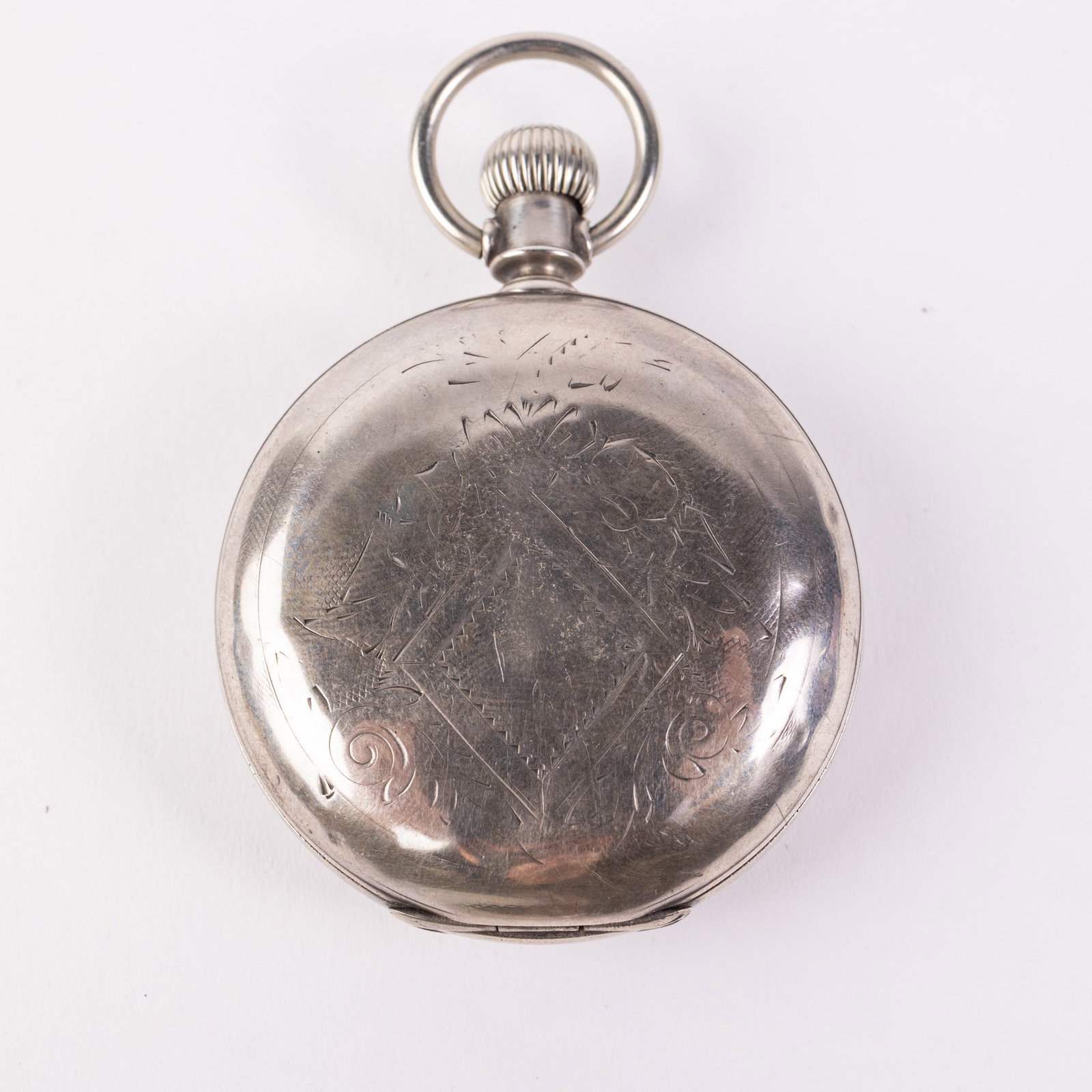 c. 1884 Coin Silver Elgin Pocket Watch - 5