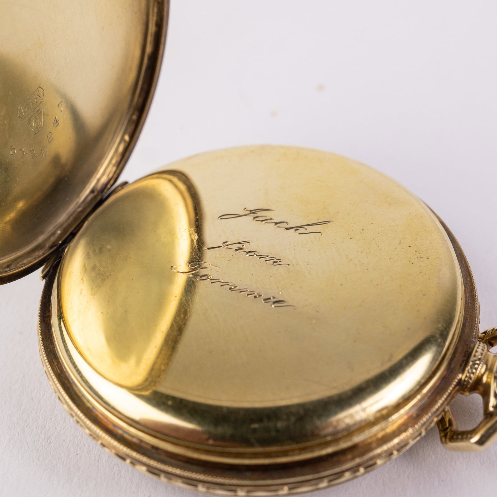 14KY Gold c. 1926 Illinois Marquis Autocrat Pocket Watch - 7