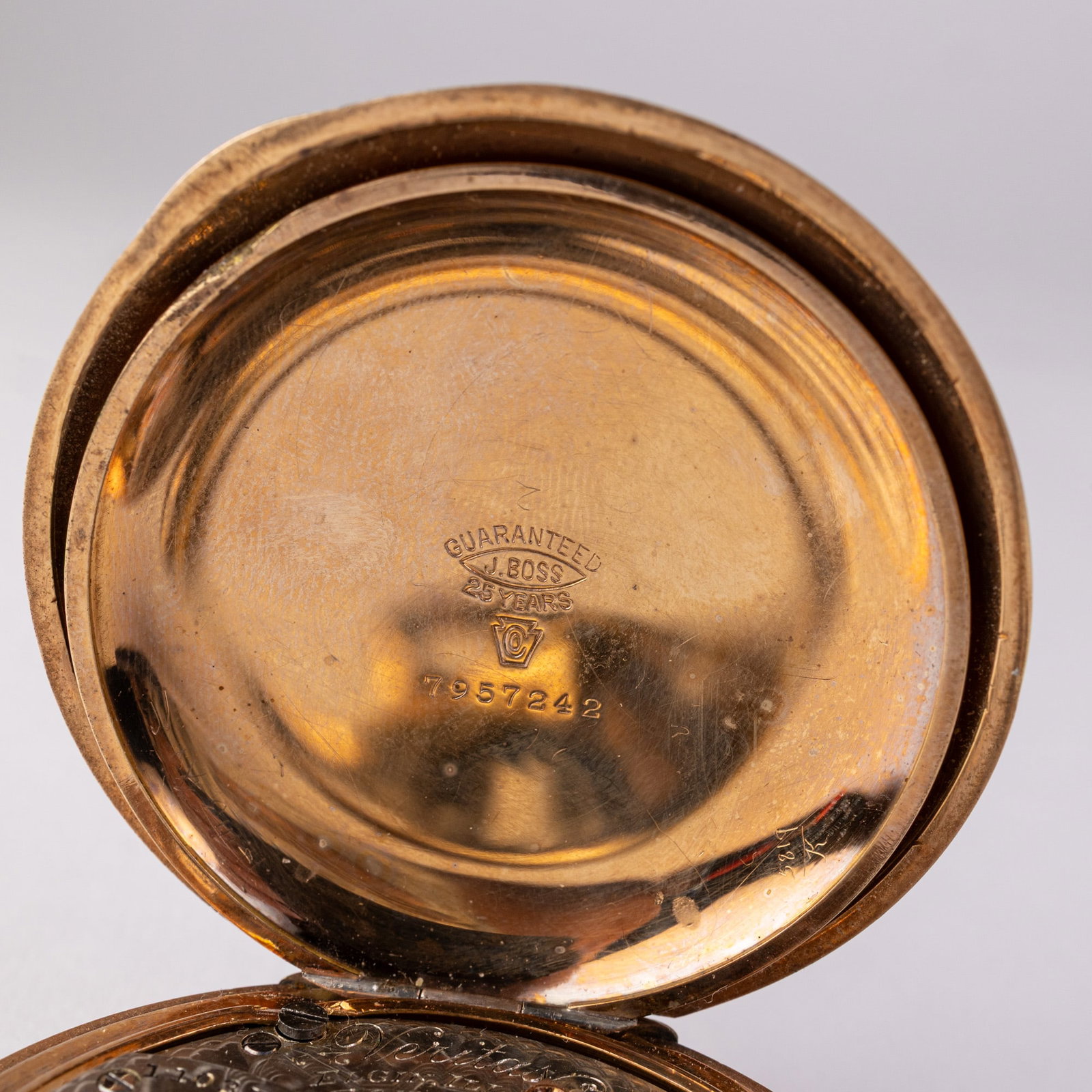 c. 1904 Antique Elgin Motor Barrel Pocket Watch w/ Veritas Movement - 6