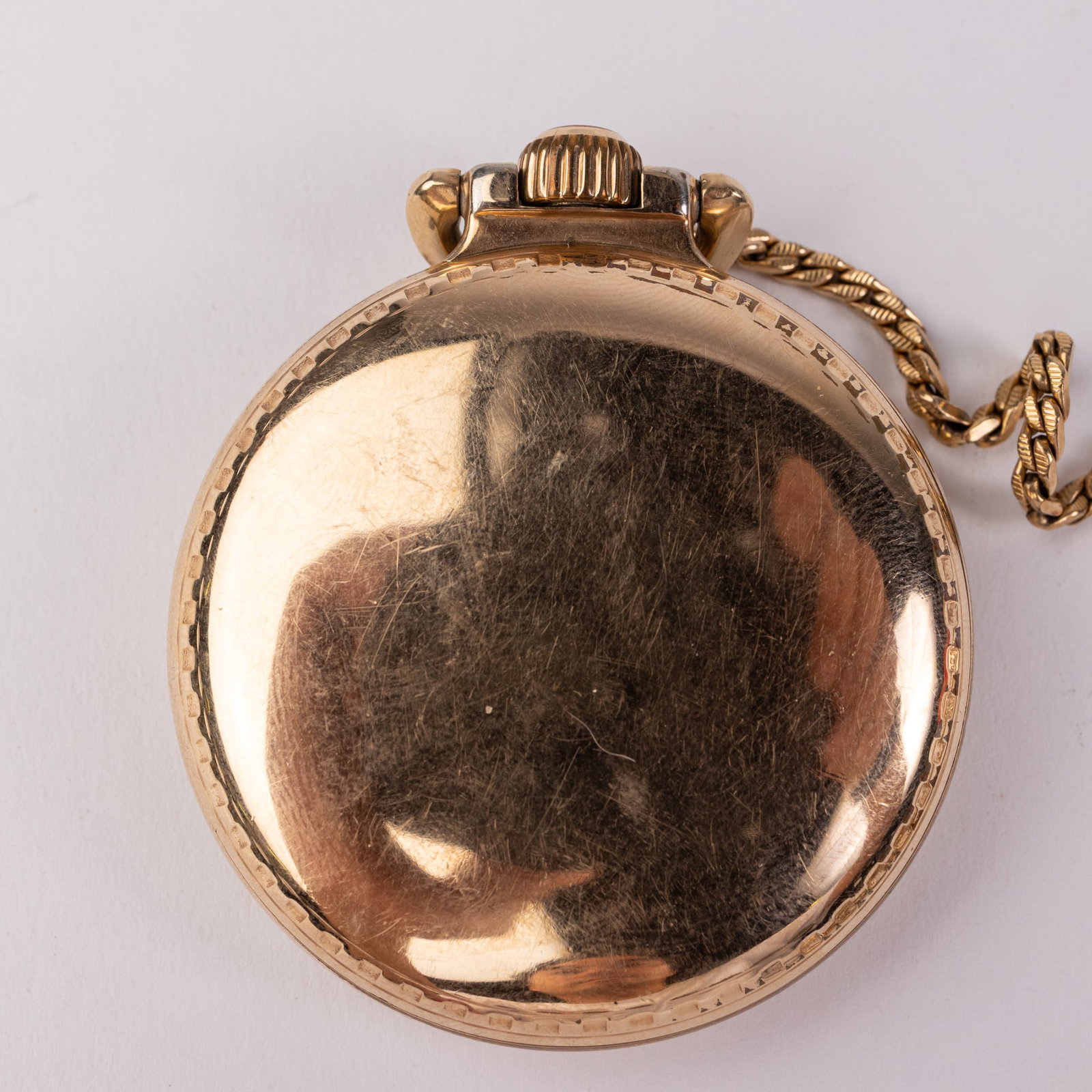 c. 1924 Elgin B.W. Raymond Railroad Pocket Watch w/ Simmons Chain - 7