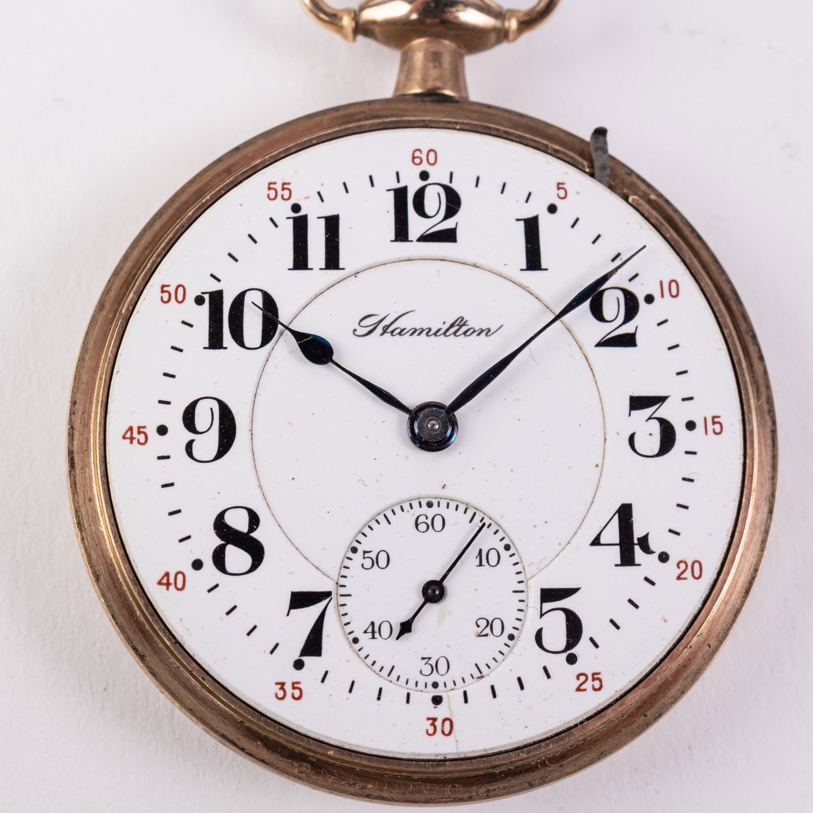 Antique Hamilton Model 992 Railroad Grade Pocket Watch - 2