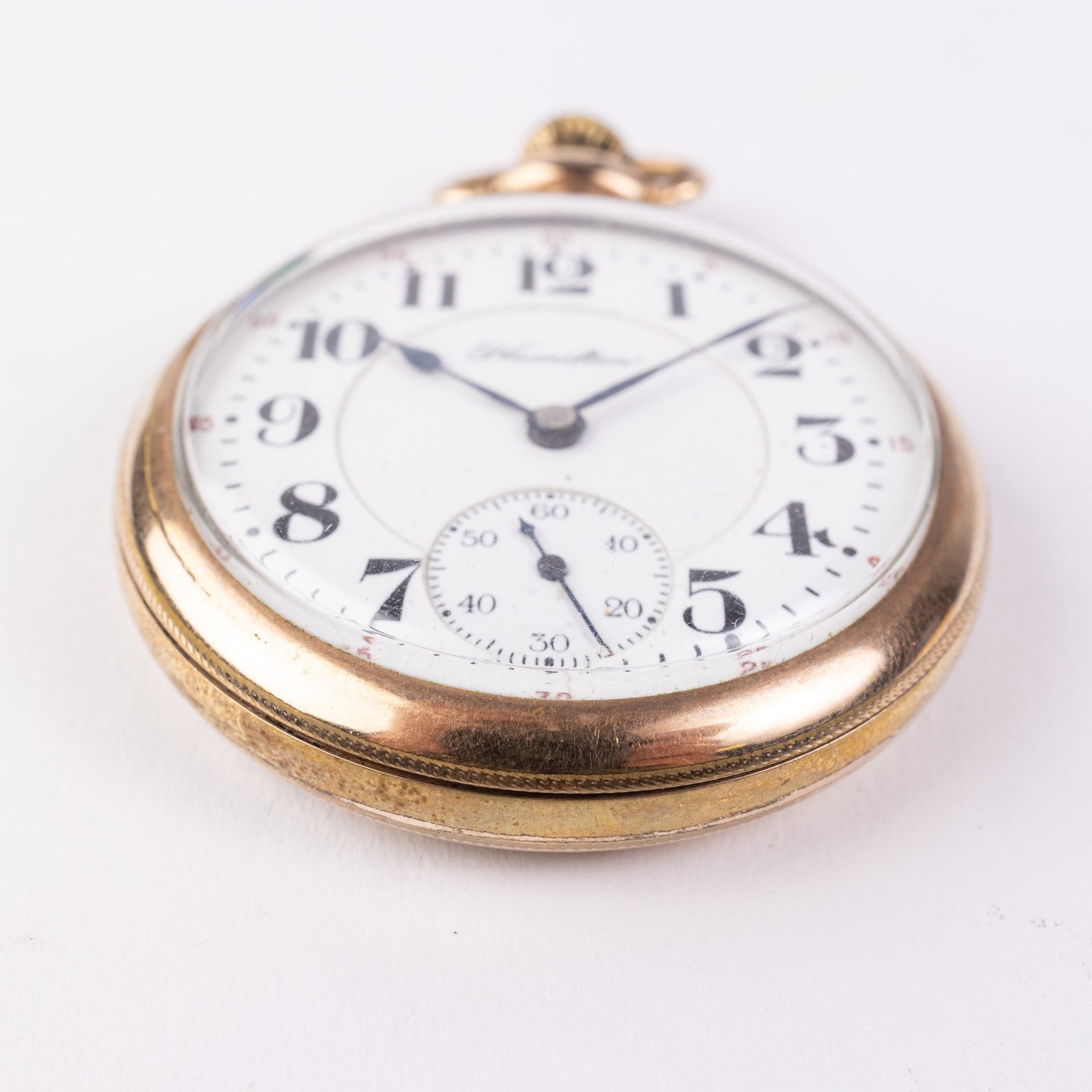 Antique Hamilton Model 992 Railroad Grade Pocket Watch - 4