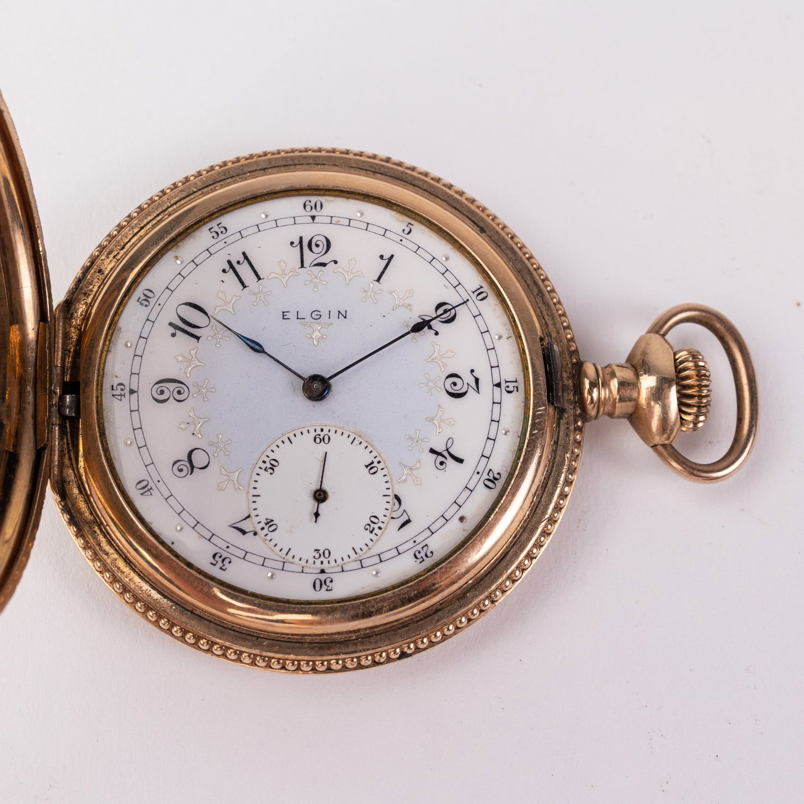 Antique Elgin Safety Pinion Pocket Watch c. 1888: 15 Jewels, case marked 88698, serial number 11484652, missing crystal, running! Marked December 7, 1888 Size 8/s [movement] Literature Brooks Auction – Online Auction Terms & Conditions